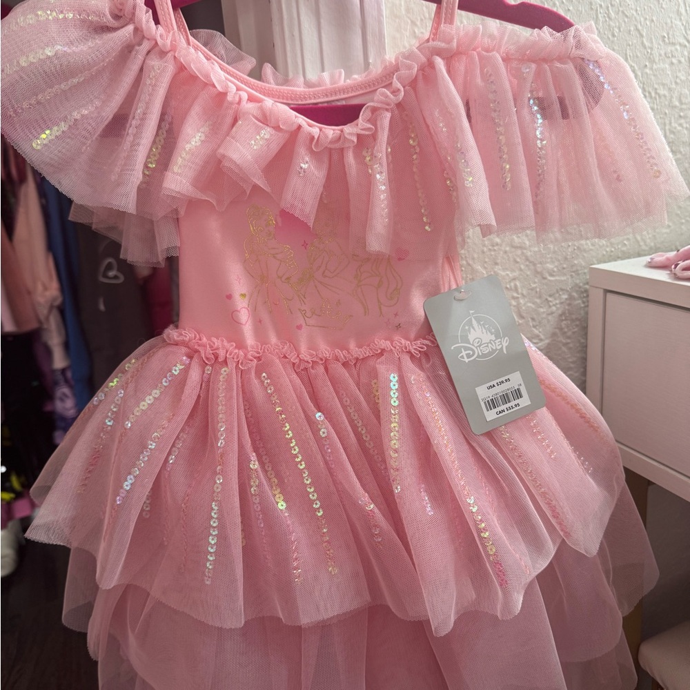 Disney Sparkling Pink Tutu Costume